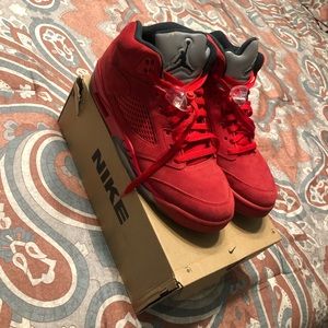 Air Jordan 5s Retro 'Red Suede'